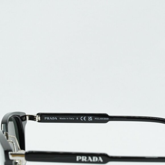 🕶️ New Prada PR17YS 1AB03R Polarized Sunglasses - Black Frame - Picture 6 of 10